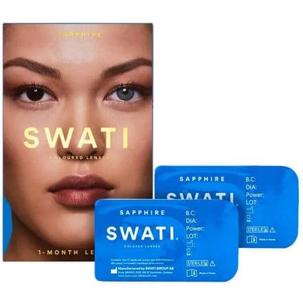 Swati Coloured Lenses Sapphire 1 Month 1 paar