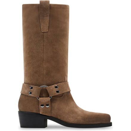Steve Madden Ruskin Boots Taupe Suede Taglia: 38 | Stivali Outlet | Donna | Nero