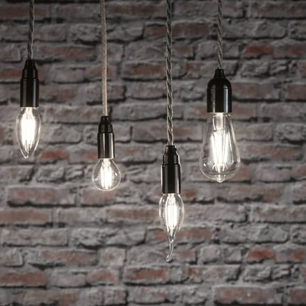 Filament 230 V LED-kogellamp E27 470lm 4,8W 4000K Mat