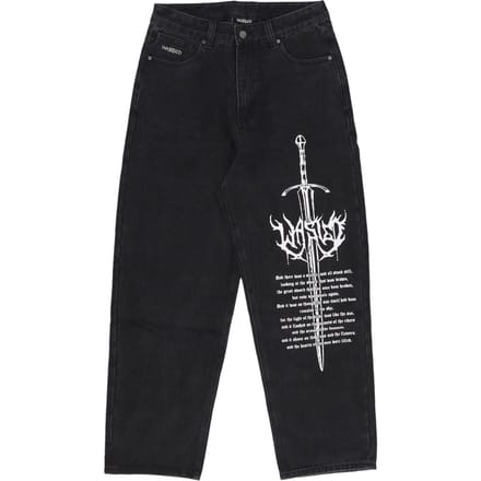 Jeans Man Sword Casper Pant Faded Black