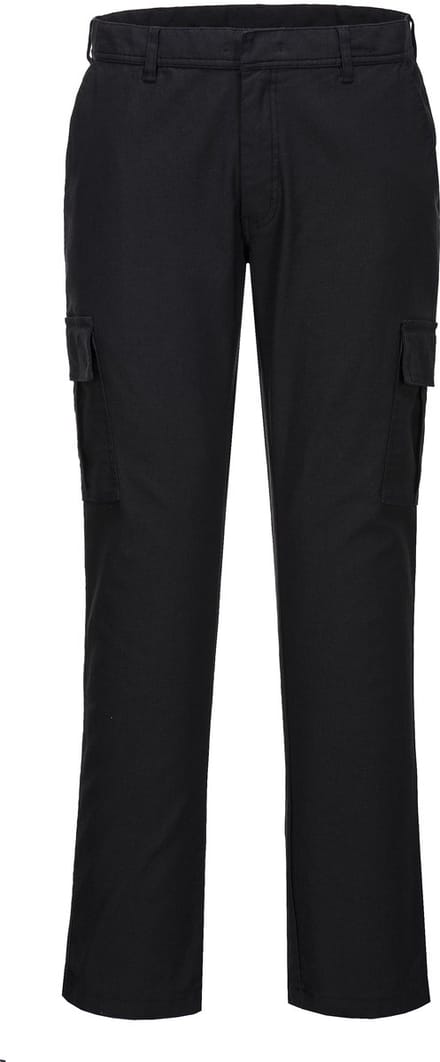 Portwest Stretch Slim Fit Combat Broek S231 - Zwart - 34