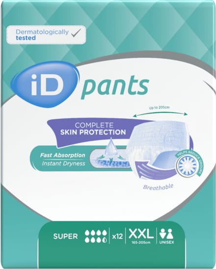 iD Sensitive Pants Super 2XL - 1 pak van 12 stuks