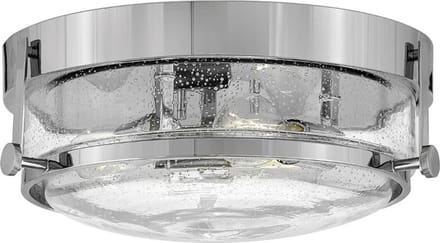 Hinkley LED Plafondlamp Harper | 3X E27 Max 60W | Dimbaar | Polished Chrome