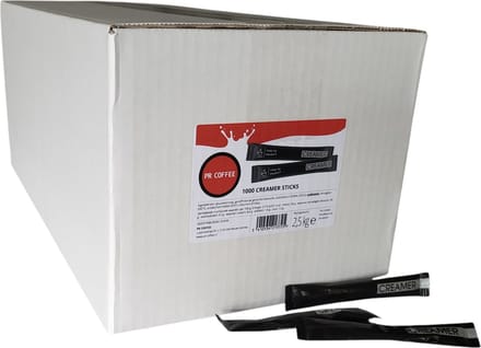 Creamersticks 1000 x 2,5 gram | Koffiemelk sticks | Melkpoeder | PR Coffee