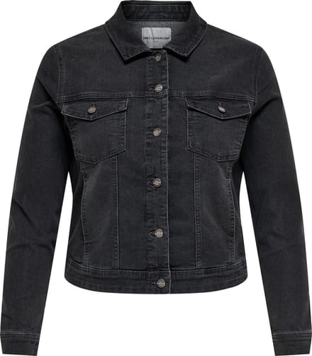 ONLY CARMAKOMA - CARWESPA LS DGD JACKET DNM - Dames - Gewatteerde jassen