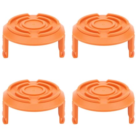 4 Pièces Cache Bobine Tondeuse à Gazon Coupe-Bordures Accessoire de Rechange pour Worx WA0010- Strimmer