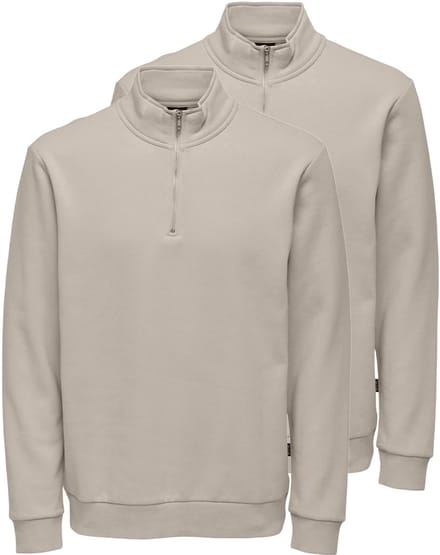 Only & Sons Heren sweattroyer 2 pack Ceres