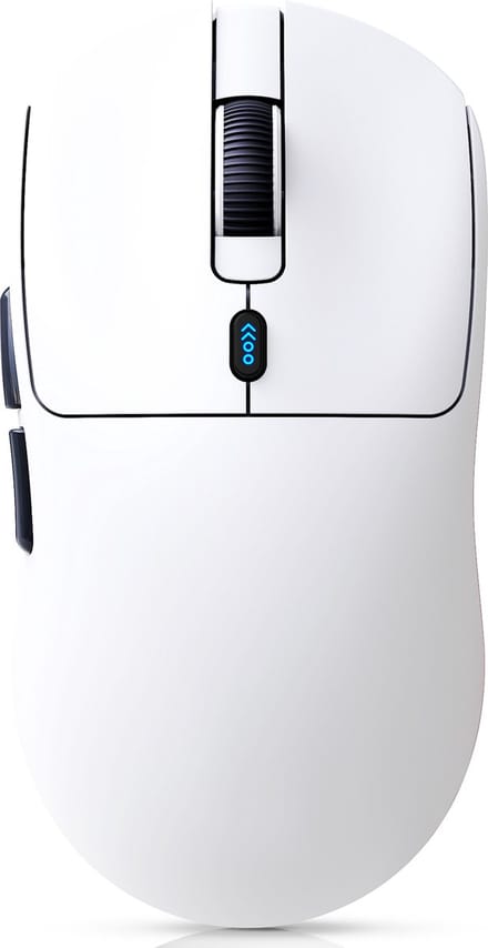 Fuegobird T68 Gaming Muis – 54g Ultra Lichtgewicht – Tri-Mode Draadloos – 12000 DPI – USB-C Oplaadbaar – Ergonomisch – Wit