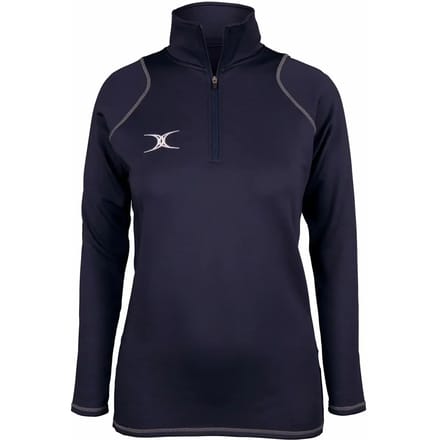 Gilbert Top Quest 2 Korte Rits Fleece Dames Donker Navy - L