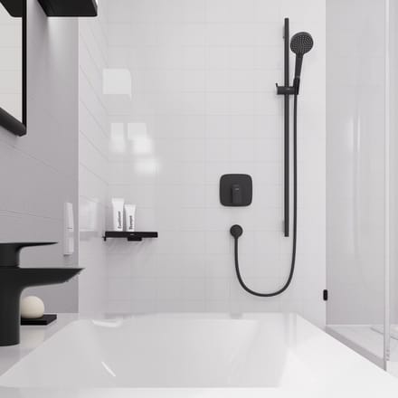 Hansgrohe Logis - Inbouw douchekraan, mat zwart 71605670