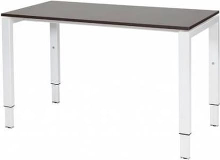 Verstelbaar Bureau - Domino 120x60 logan - wit frame