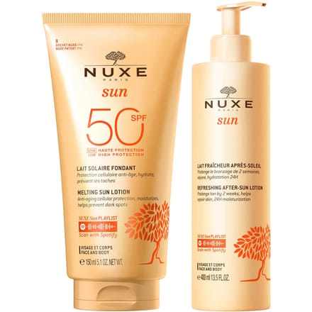 Nuxe Verfrissende Aftersunmelk Gelaat En Lichaam 400ml Nuxe - Nuxe Sun Verfrissende Aftersunmelk Gelaat En Lichaam 400ml