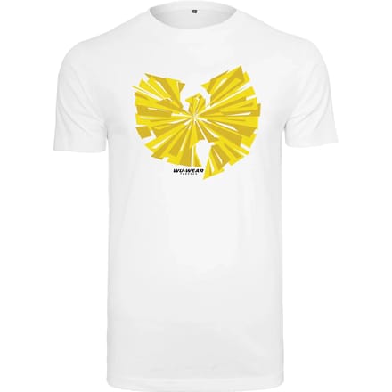Urban Classics - Wu Wear Split Logo Heren T-shirt - XS - Wit