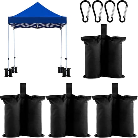 Solidchoice - Set van 4 Waterdichte Gazebo Gewichten van Oxford Stof