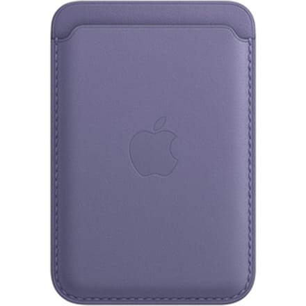 Apple Leather Wallet MagSafe (Apple Wallet 2nd generation) - Met ingebouwde AirTag functie - Wisteria