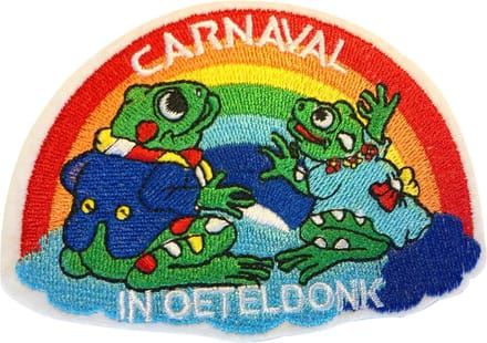 Fjesta© Oeteldonk Embleem - Regenboog - Carnaval Den Bosch