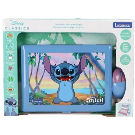 Lexibook Stitch laptop met 62 activiteiten (NL/FR) Interactief speelgoed Computer & tablets
