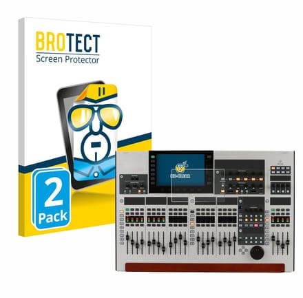 BROTECT - Screenprotector voor Behringer Wing - Folie Beschermfolie transparant 2 Stuks
