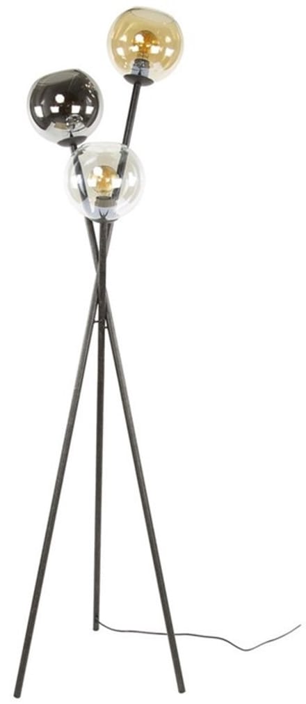 Vloerlamp Multi Globe Artic Zwart 3x E27 Fitting