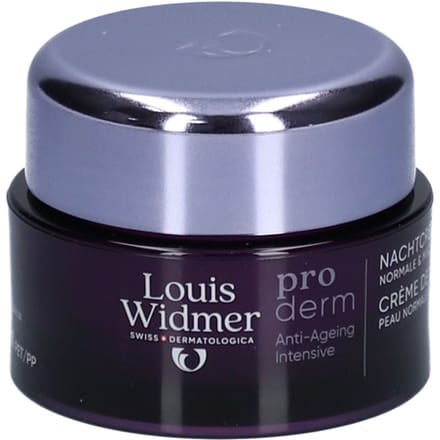 Louis Widmer Proderm Anti-Ageing Intensive Nachtcrème Licht Geparfumeerd 50