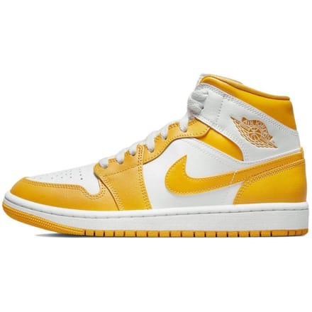 Air Jordan 1 Mid White Yellow - Maat 41