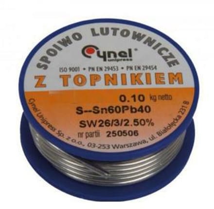 Cynel Soldeerdraad 1mm 100g Sn60Pb40 Professioneel