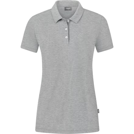 Jako Organic Polo Stretch Dames - Lichtgrijs Gemeleerd | Maat: 48