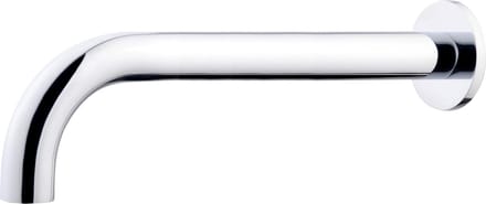 Wiesbaden Caral baduitloop rond 25 cm 1/2'' chroom