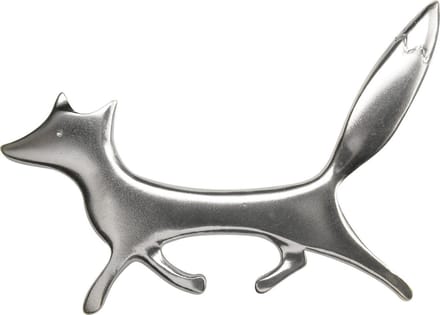 AuBor ®. Broche. Zilver. De vos.