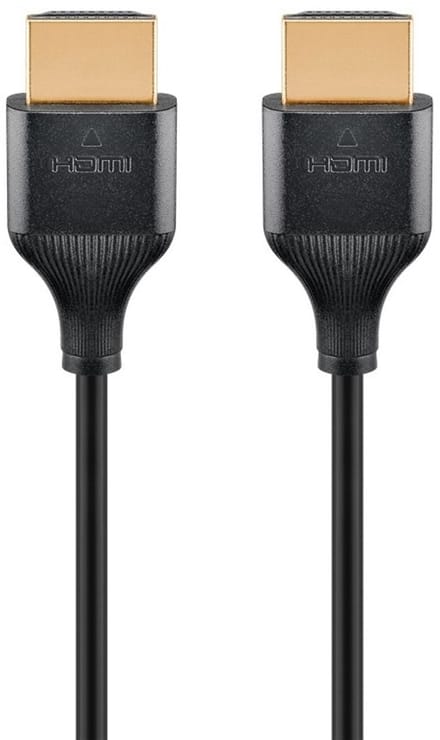Goobay Slim Ultra High Speed HDMI-kabel met Ethernet, 8K/60 Hz, 48 Gbit/s