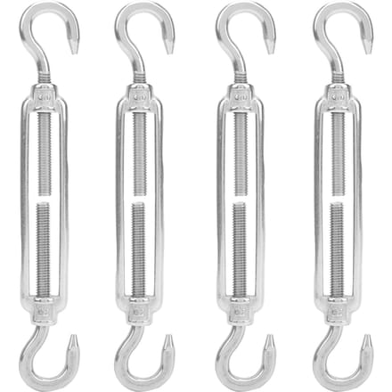 10 stuks 304 Spanner RVS Haak en Haak Draadspanner Staalkabelspanner M6