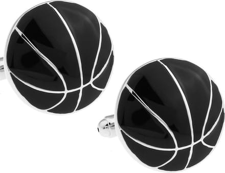 Amanto Manchetknopen Aur  - 316L Staal - Sport - Basket - ∅20mm
