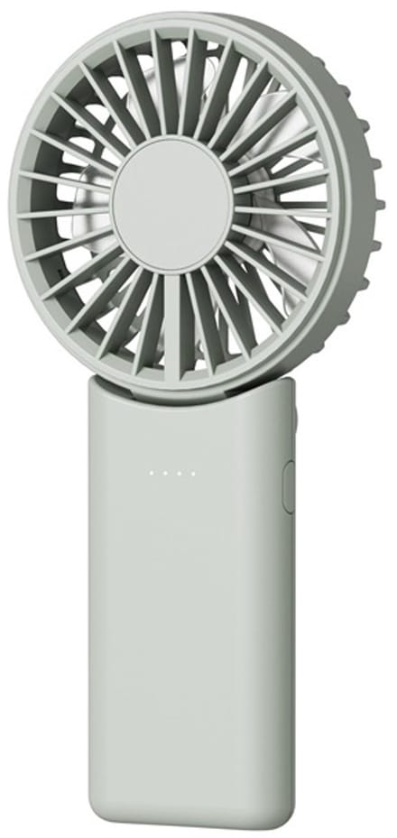 Draagbare Handventilator - Bureauventilator - Tafelventilator - Handventilator - Opvouwbaar - USB Oplaadbaar - 1800 mAh - 4 Standen - Borstelloze Motor - Lichtgroen