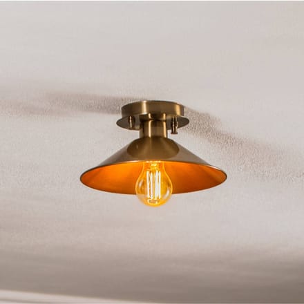 Opviq Plafondlamp Berceste N-662 1-lamp Ø24cm goud antiek