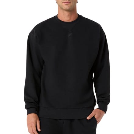 Asics Fleece Relaxed Crew-Neck Sweater Heren