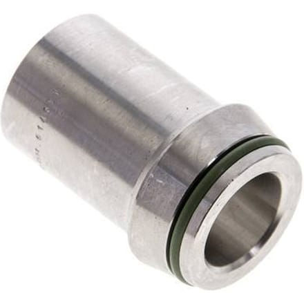 30x4mm RVS Rechte met Lasverbinding 400bar FKM O-ring ISO 8434-1
