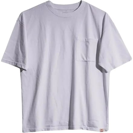 T-shirt met zak Iron & Resin Ash