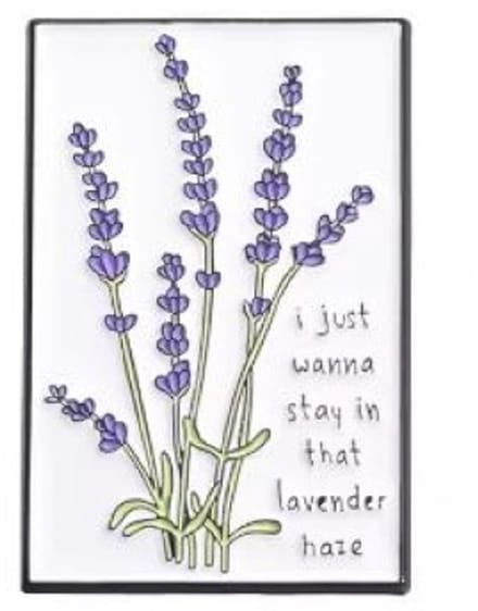 Pin Broche - enamel pin - kledingspeld - Lavender haze