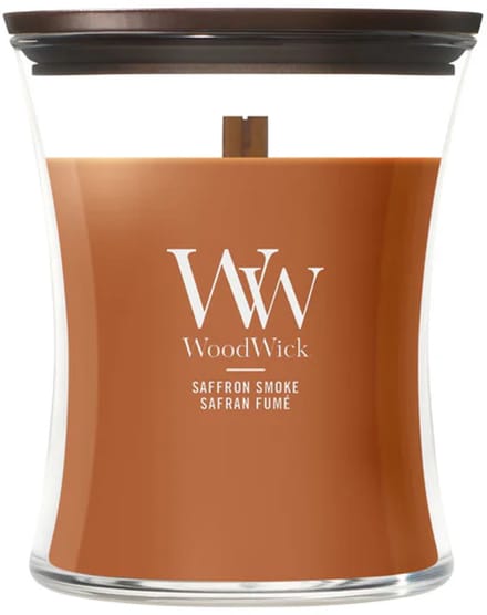 WoodWick Hourglass - Saffron Smoke - Medium Geurkaars - 60 branduren