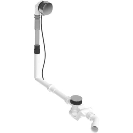 Duravit drain and overflow set Quadroval with inlet 792203000001000