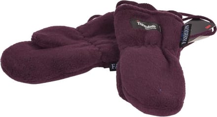 P&T Wanten Kinderen met Koordje - Fleece - Thinsulate Voering - Donker Paars - 2j
