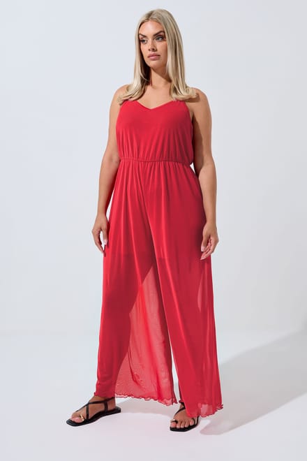 Limited Collection Rode Mesh Jumpsuit Size 48