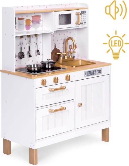 Luxe Speelkeuken voor Kinderen - Complete Set met 7 Accessoires en Geluidseffecten