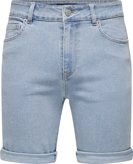 ONLY&SONS - ONSPLY BOX PIM DNM SHORTS OT - Heren - Bermuda shorts