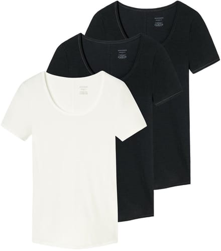 Schiesser Dames onder t-shirts 3 pack Personal Fit