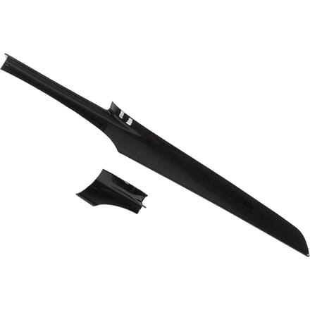 2 STUKS Middenconsole Dashboard Cover Trim Vervanging voor Mercedes-Benz C-Klasse W205 2015+ Black black