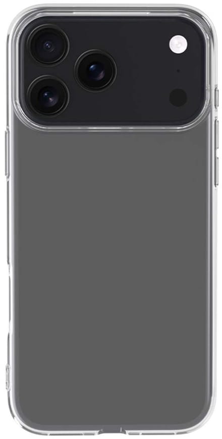 Bigben Connected, Hoesje geschikt voor iPhone 17 Pro Max - Flexibel TPU Ultra-Resistant, Transparant