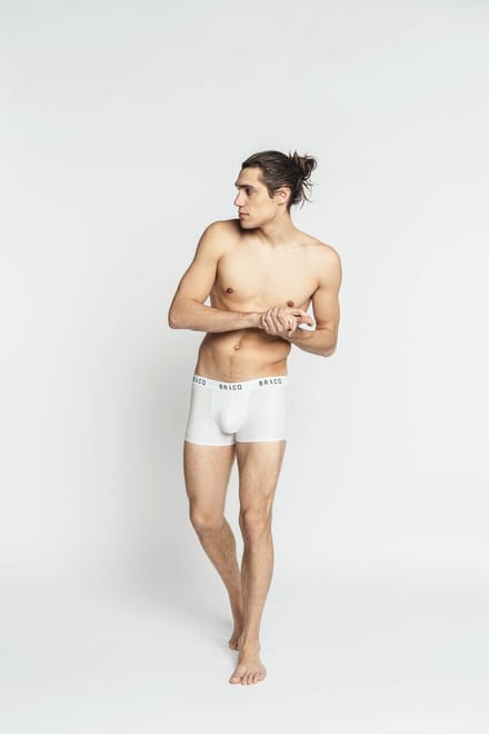 BRACQ - Basic Range - 101 White boxer