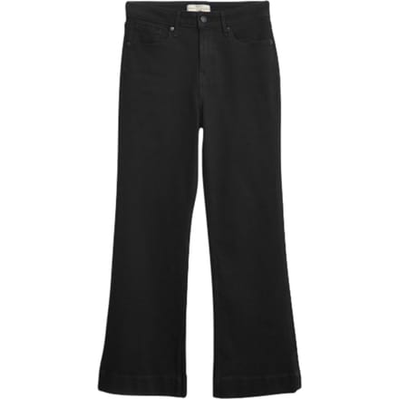 White Stuff Hattie Flare Black Denim Größe: 10 REGULAR | Ausgestellte Hosen Outlet | Damen | Schwarz