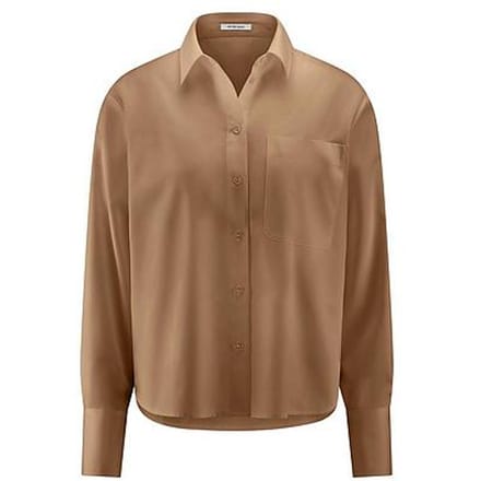 Blouse Van Peter Hahn bruin